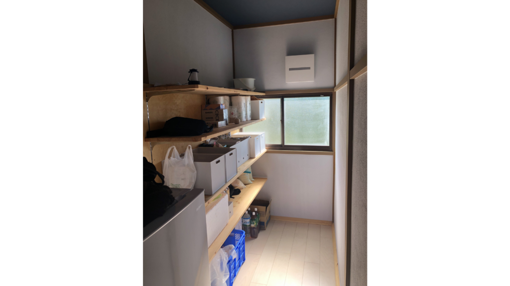 パントリーの完成です
