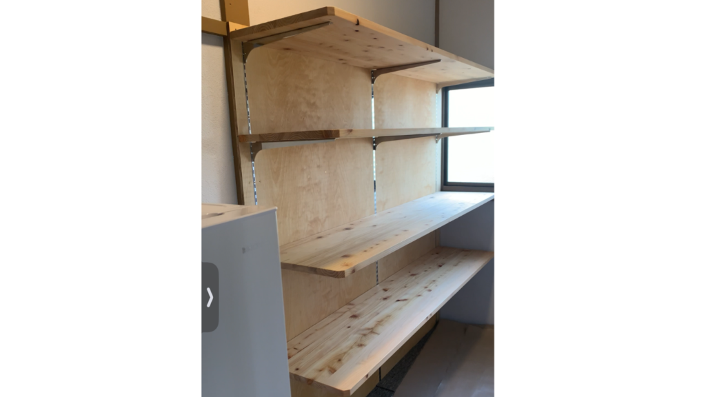 棚が完成しました